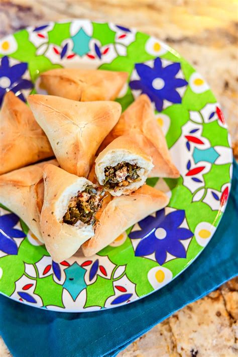 spinach-and-cheese-fatayer-lebanese-spinach-pies image