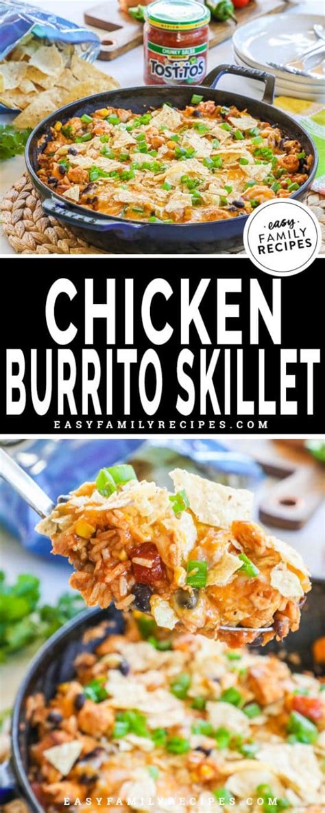 chicken-burrito-skillet-easy-family image