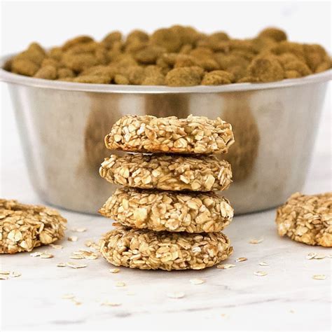 banana-oatmeal-cookies-for-dogs-vegannie image