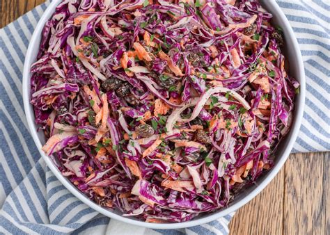 sweet-and-tangy-purple-cabbage-slaw-vegetable image