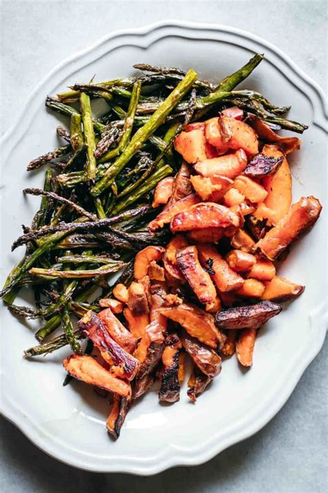 roasted-sweet-potatoes-and-asparagus-fork-in-the image