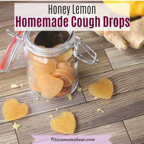 honey-lemon-homemade-cough-drops-diy-throat image