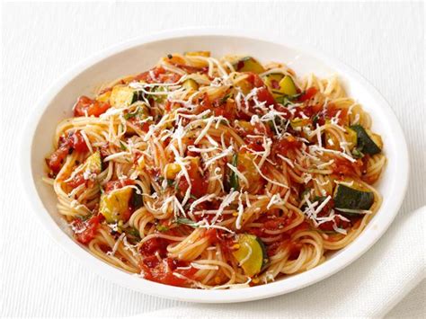 capellini-with-spicy-zucchini-tomato-sauce image
