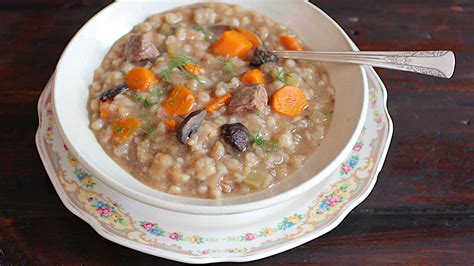 crockpot-beef-barley-mushroom-soup-recipe-the image