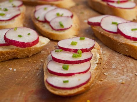 sliced-baguette-with-butter-radishes-sea-salt-once image