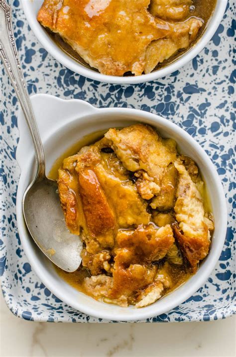 bananas-foster-bread-pudding-with-vanilla-rum-sauce-sweet image