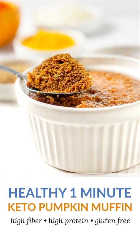 healthy-pumpkin-mug-cake-recipe-low-carb-high-fiber-protein image