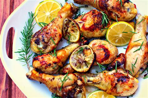 lemon-rosemary-pan-roasted-chicken-legs-weeklybite image