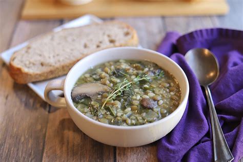 double-lentil-mushroom-barley-soup-cadrys-kitchen image
