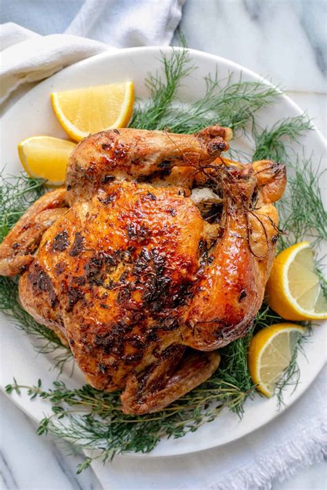 roasted-chicken-with-garlic-herbs-feelgoodfoodie image