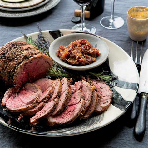 roasted-boneless-leg-of-lamb-with-herbs-food-wine image