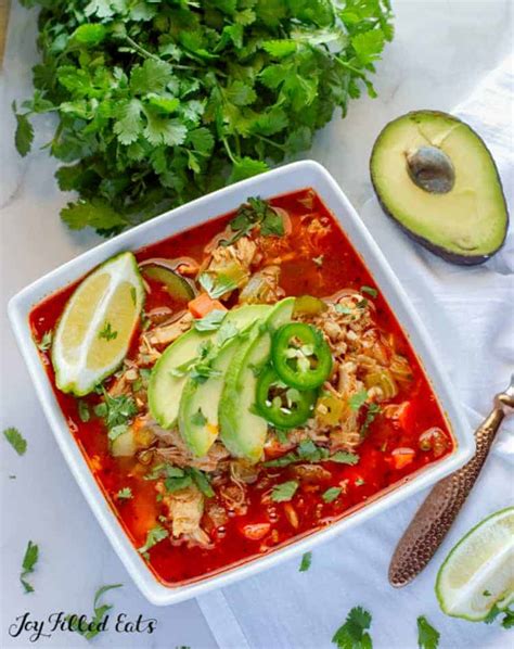 tex-mex-chicken-and-rice-soup-keto-low-carb-gluten image