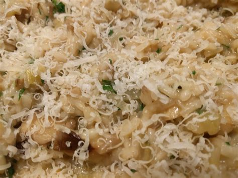 mushroom-risotto-with-garlic-thyme-and-parsley image