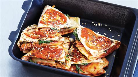 kimchi-quesadilla-with-salsa-roja-clean-eating image