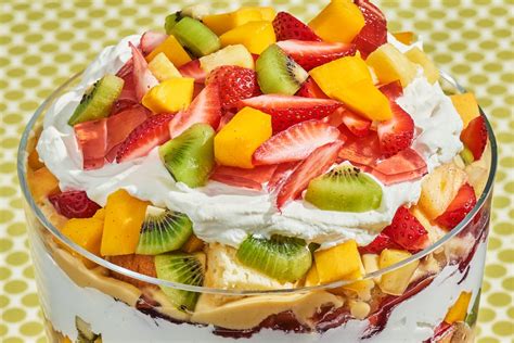 tropical-fruit-trifle-the-kitchn image