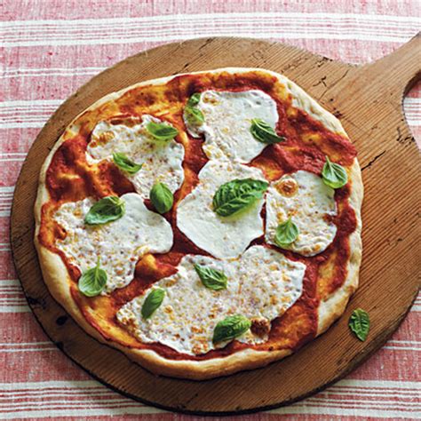 mozzarella-and-basil-pizza-recipe-myrecipes image