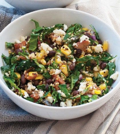 ancient-grain-kale-salad-recipe-cleaneatingmagcom image