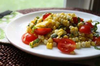 sweet-corn-tomatoes-and-basil-salad-tasty-kitchen image