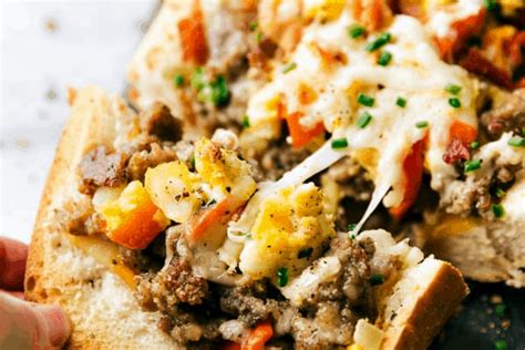 sausage-stuffed-french-bread-boats-the-recipe-critic image