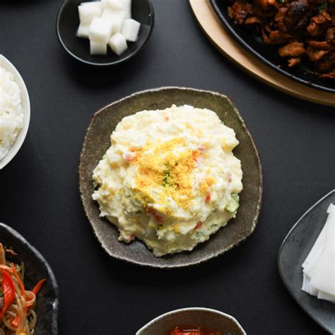korean-potato-salad-recipe-gamja-salad-hungry-huy image