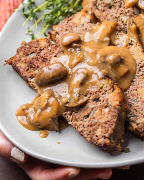 meatloaf-with-brown-gravy-sip-and-feast image