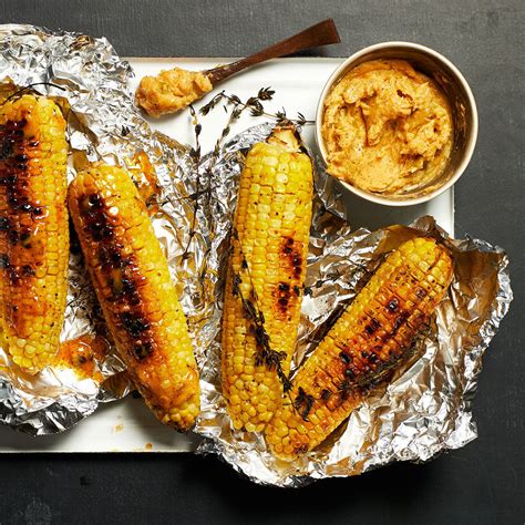 grilled-corn-on-the-cob-with-maple-lime-chile-butter image