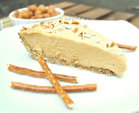 peanut-butter-pie-with-pretzel-crust-crafty-cooking image