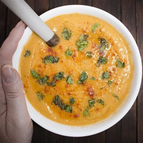 easy-turkish-red-lentil-soup-recipe-video-masala image
