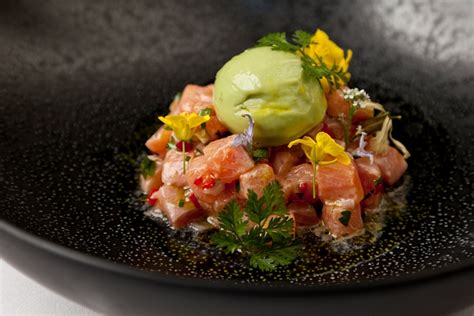 trout-ceviche-recipe-with-avocado-sorbet-great image