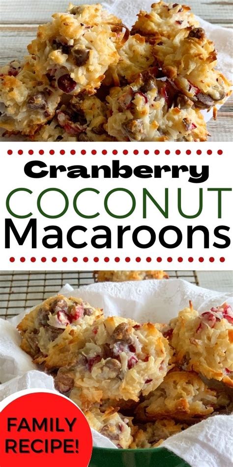easy-cranberry-chocolate-chip-coconut-macaroons image