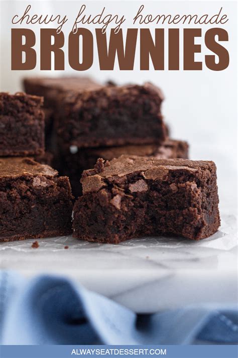 chewy-fudgy-homemade-brownies-always-eat-dessert image