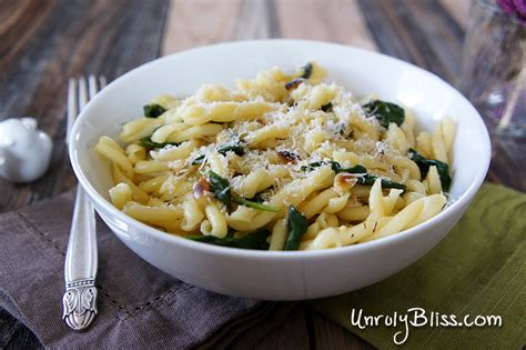 pasta-with-lemon-butter-garlic-sauce-unruly-bliss image