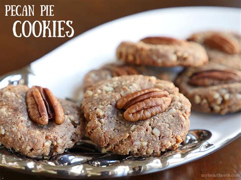 healthy-pecan-pie-cookies-4-ingredients-my-heart image