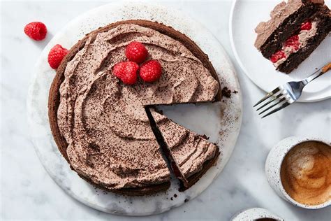 chocolate-raspberry-torte-recipe-king-arthur-baking image