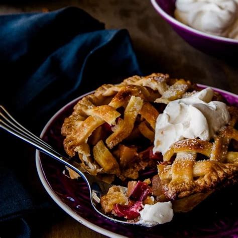 individual-apple-rhubarb-pies-delicious-everyday image