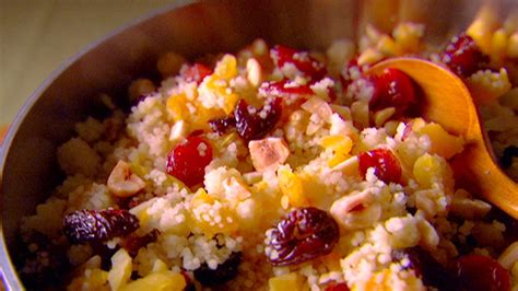 sweet-couscous-with-nuts-and-dried-fruit-food-network image