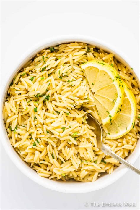 lemon-butter-orzo-the-endless-meal image