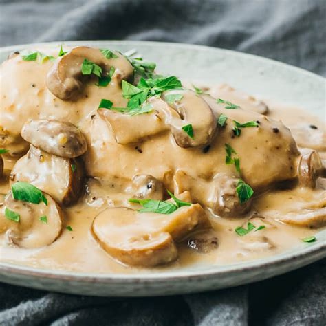 instant-pot-chicken-with-creamy-mushroom-gravy image