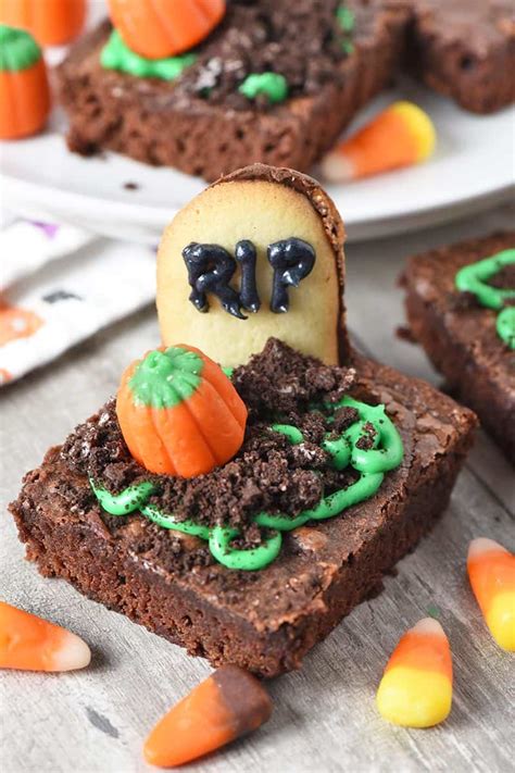spooky-graveyard-brownies-for-halloween image