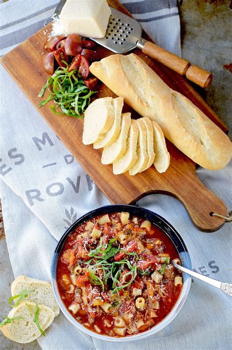 pizza-soup-with-peppers-italian-sausage-and-spices image