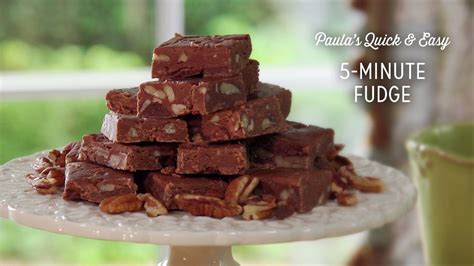 5-minute-chocolate-pecan-fudge-recipe-paula-deen image