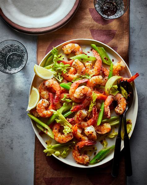 spicy-fennel-fried-shrimp-and-celery-recipe-real-simple image