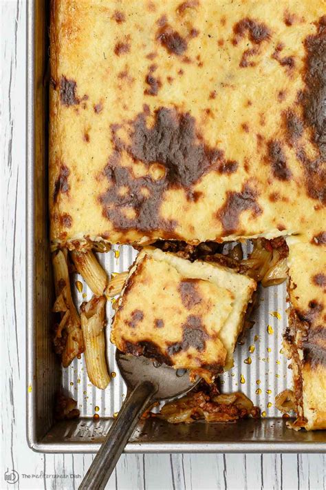 pastitsio-recipe-greek-lasagna-the-mediterranean-dish image