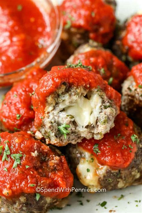 mozzarella-stuffed-meatballs-in-homemade-tomato-sauce image