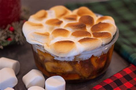 candied-yams-with-marshmallows-air-fryer image