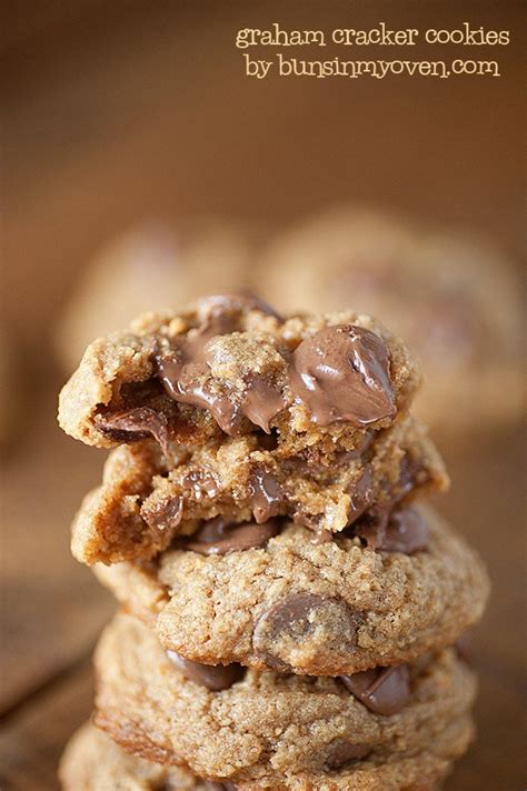 chocolate-chip-graham-cracker-cookies-my-baking image
