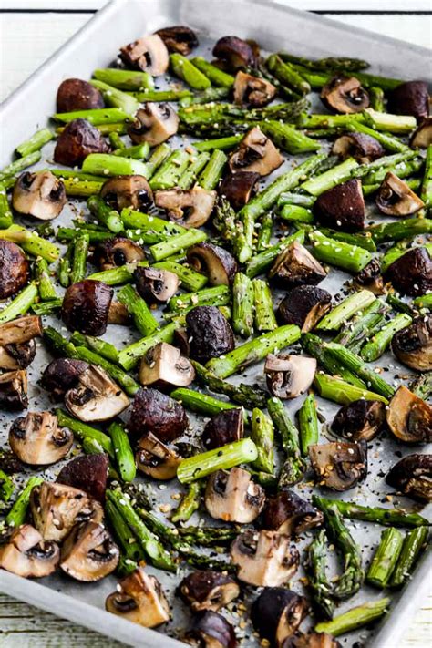 roasted-asparagus-and-mushrooms-with-everything image