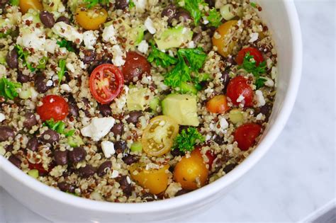 black-bean-salad-with-quinoa-avocado-feta image