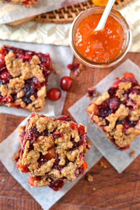 healthy-cranberry-apricot-bars-well-plated image