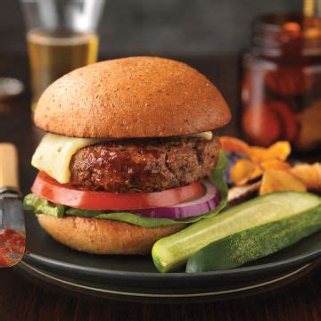 zesty-barbecue-cheeseburgers-beef image